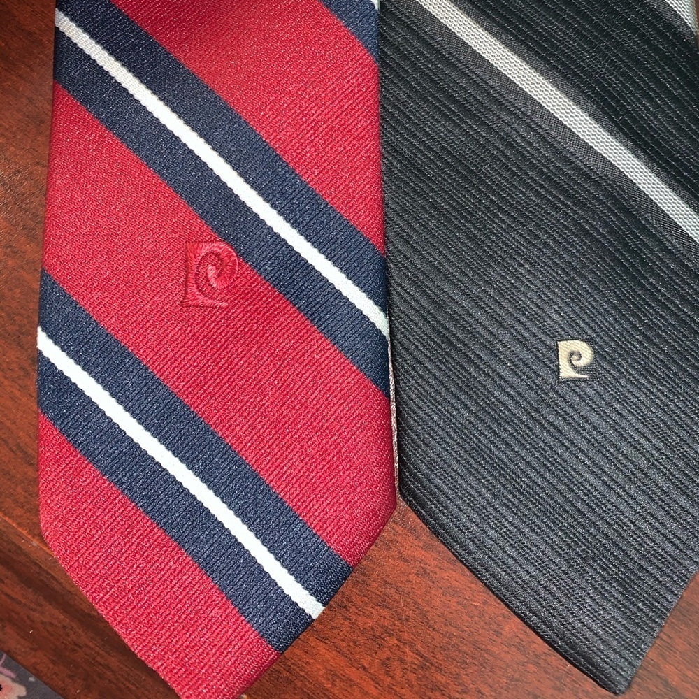 2- Vintage Pierre Cardin Ties